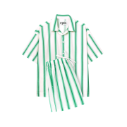 CPTS COMFY STRIPE PAJAMAS LIME GREEN