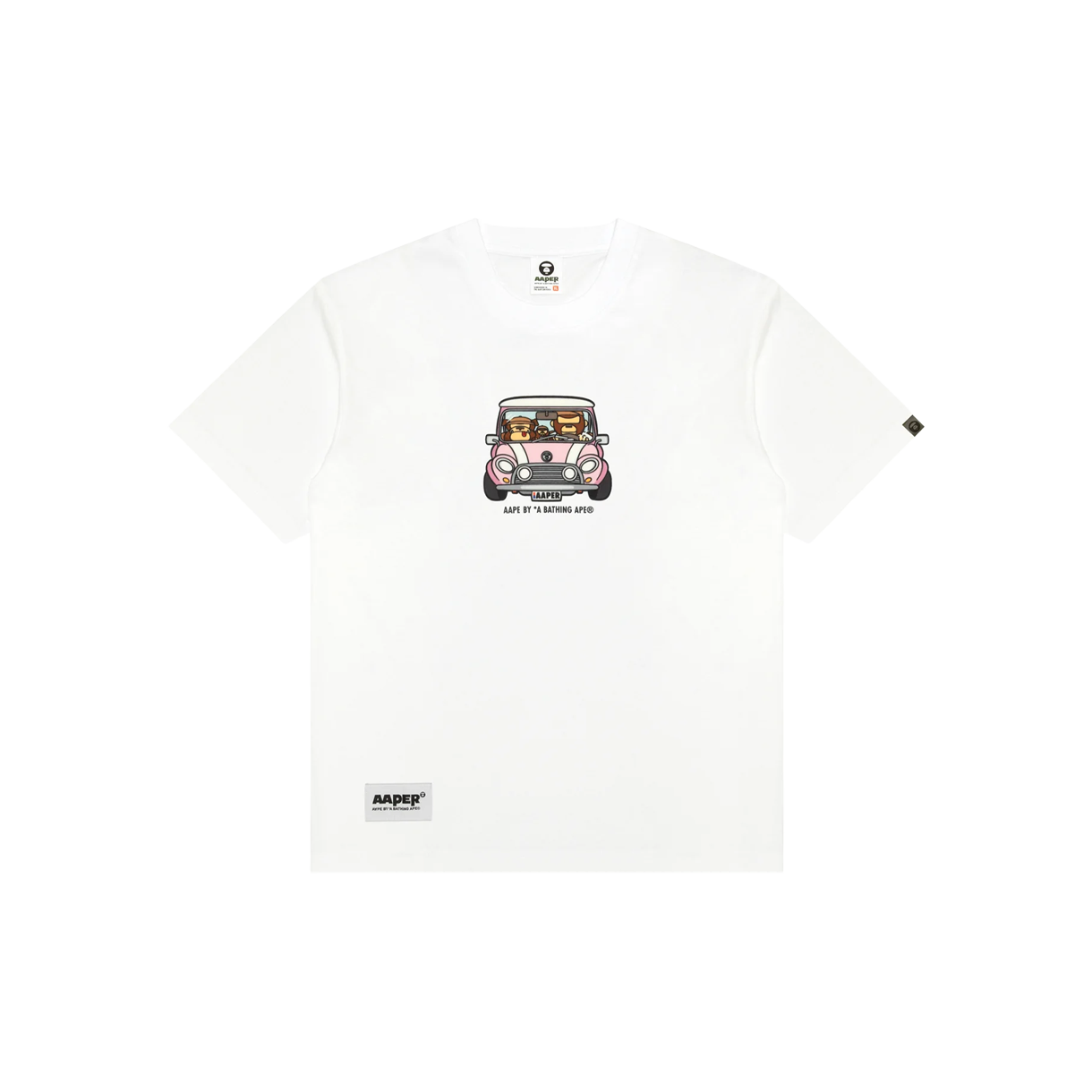 에이프 테마 에이퍼 티 화이트 - 26SS(AAPE Theme AAPER Tee White - 26SS)