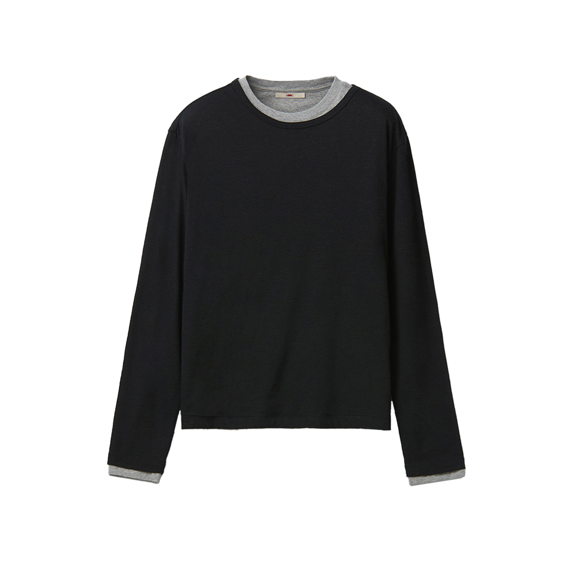 엠엠아이씨 오버레이 롱슬리브 블랙(MMIC Overlay Longsleeve Black)