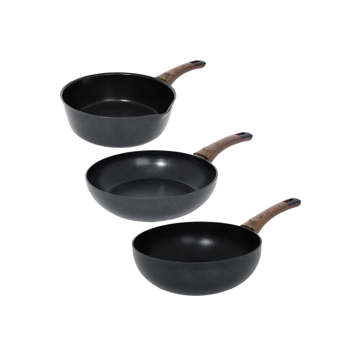 실바트 까리노 IH 인덕션 프라이팬 3종 세트 20멀티+24팬+24웍(Silvat Carino IH Induction Frying Pan Set of 3 20 Multi + 24 Pan + 24 Wok) - 2