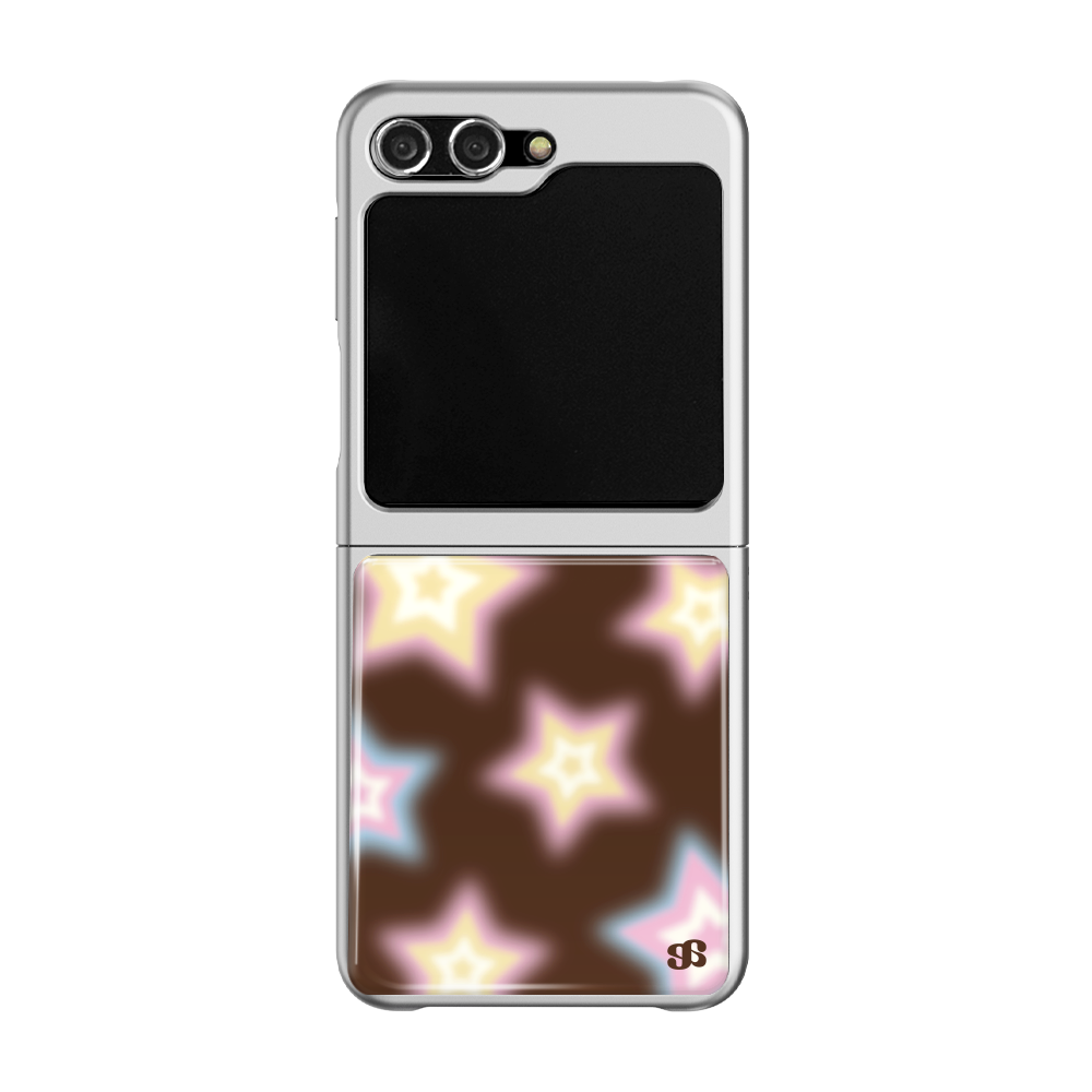 어프어프 블러리 스타 브라운 에폭시 범퍼 케이스 실버(earpearp Blurry Star Brown Epoxy Bumper Case - Silver) - 2