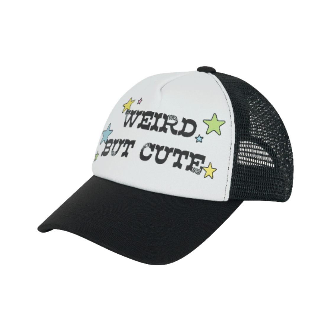 썬릿 스타 메쉬 캡 화이트/블랙(SUNLIT Star Mesh Cap White/Black)