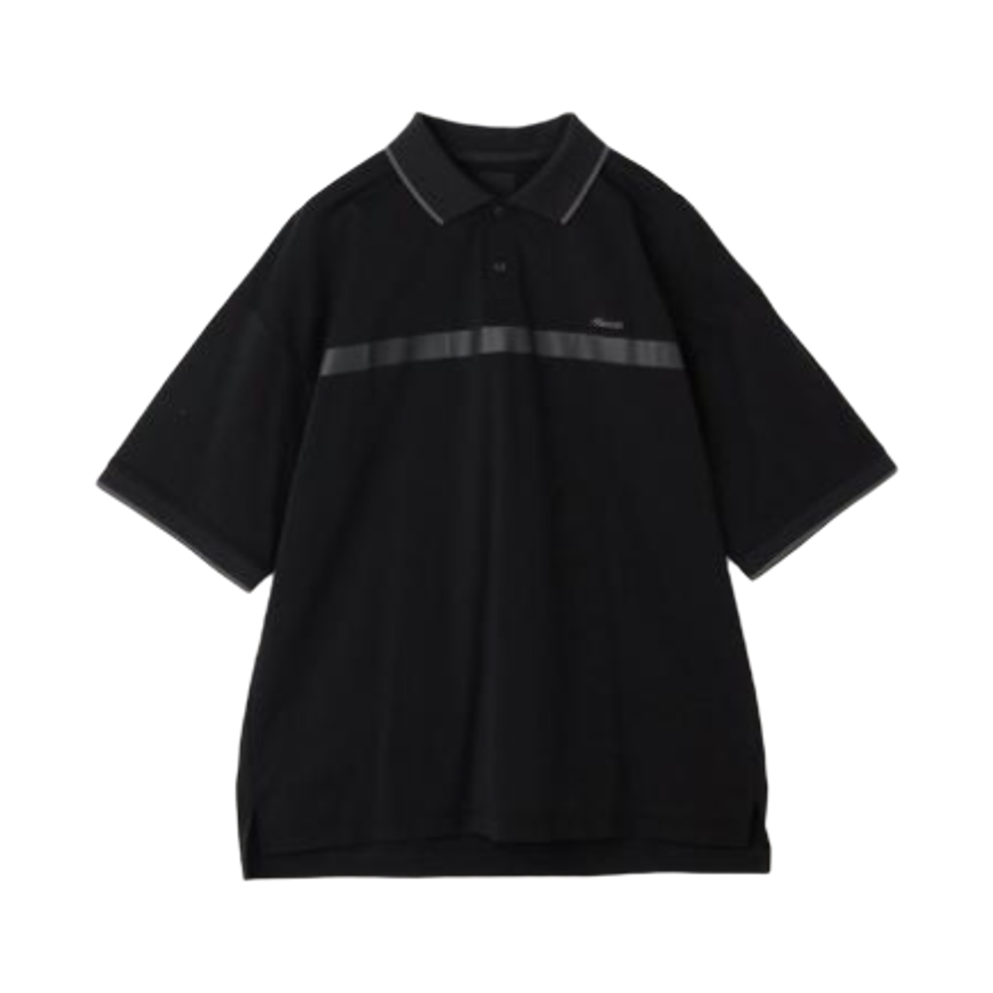 미즈노 퀵 드라이 하이 게이지 레트로 골프 폴로 블랙(Mizuno Quick Dry High Gauge Retro Golf Polo Black)