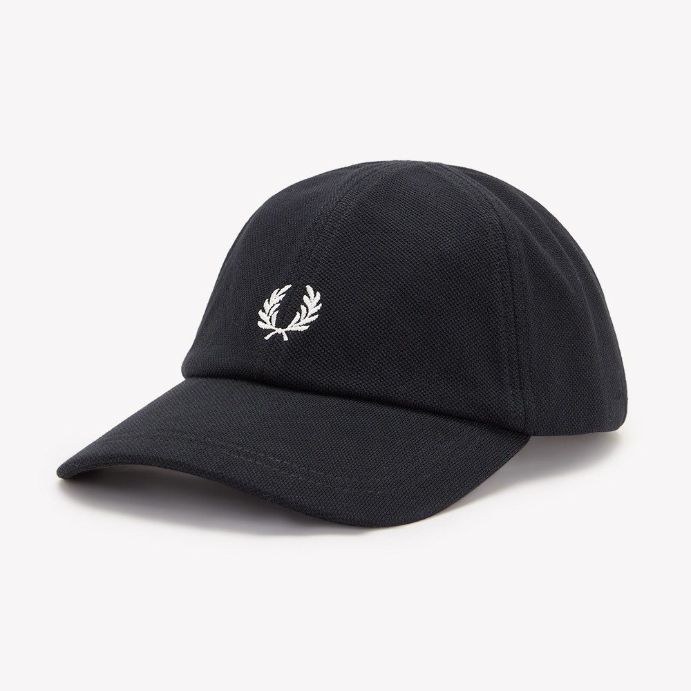 프레드페리 피케 클래식 캡 블랙 스노우 화이트(Fred Perry Pique Classic Cap Black SnowWhite) - 5