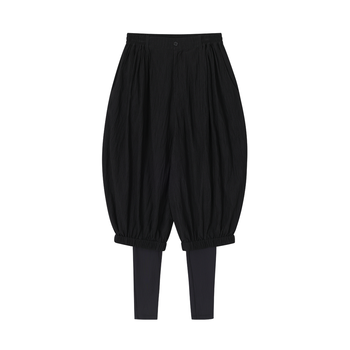 SI3PT732BK SONGZIO COLLECTION Bias Sarouel Pants Black