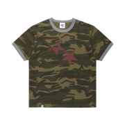 CAVISH Camo Twin Star Ringer SS Tee Camo