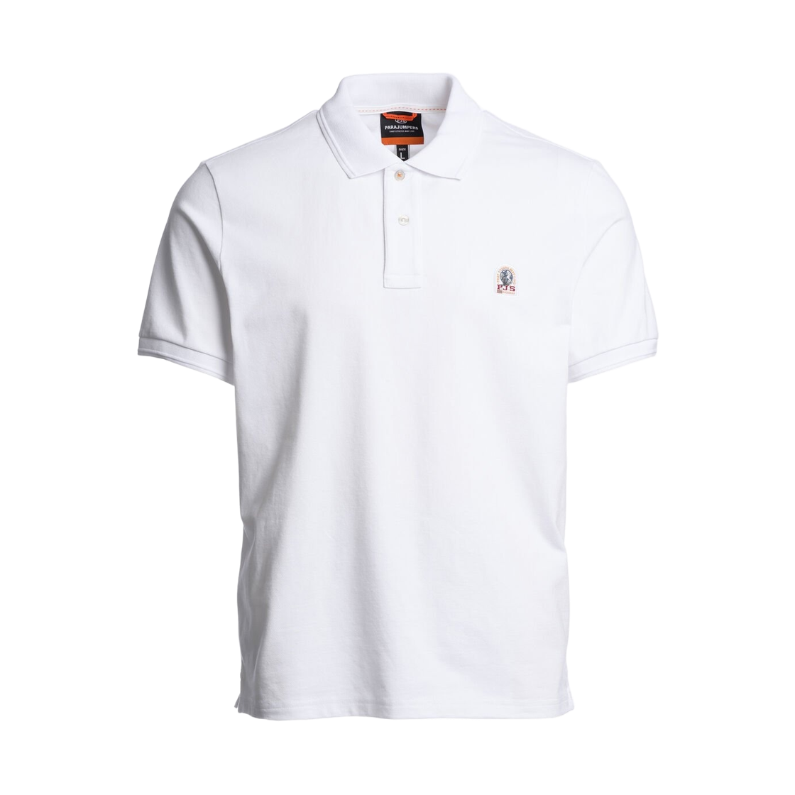 26SMPMPOEK010501 Parajumpers Wellington Polo Shirt White - 26SS