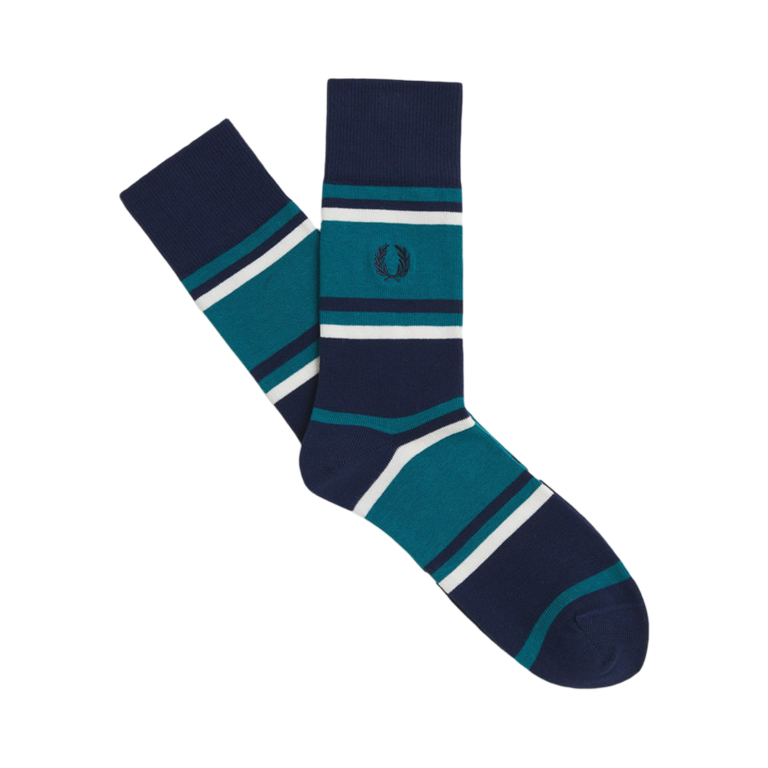 CFPU2612147-X86 Fred Perry Tennis Stripes Sock Tennis Blue