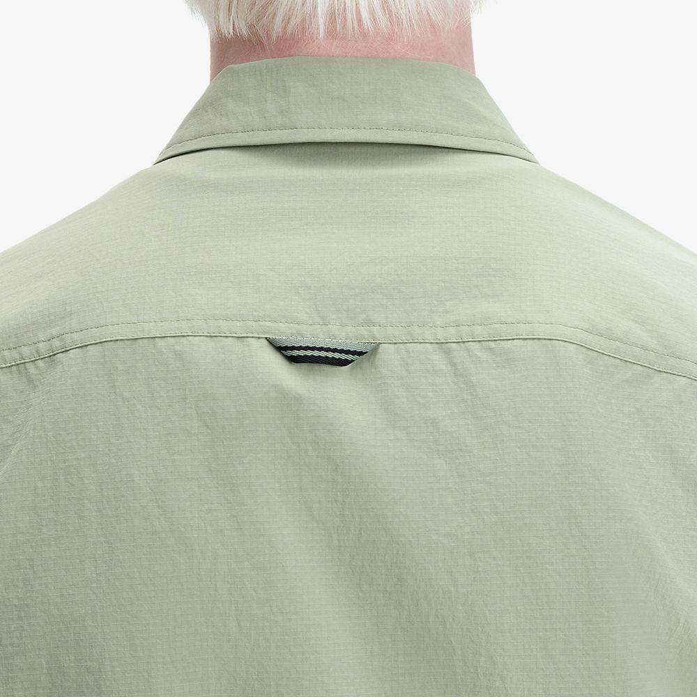 프레드페리 립스탑 포켓 오버셔츠 시그래스(Fred Perry Ripstop Pocket Overshirt Seagrass) - 4