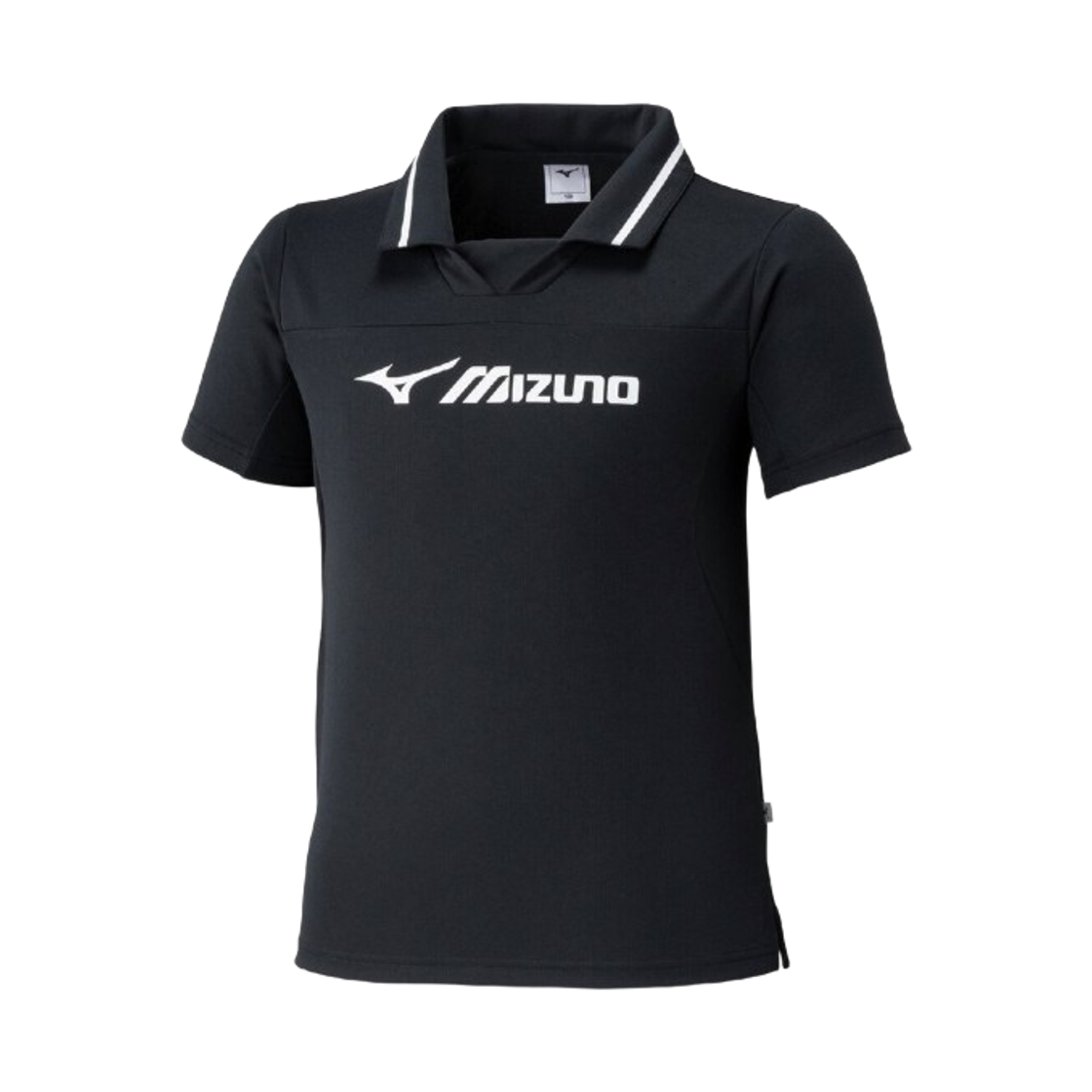 (키즈) 미즈노 칼라 가치 셔츠 블랙((Kids) Mizuno Gachi Shirt with Collar Black)