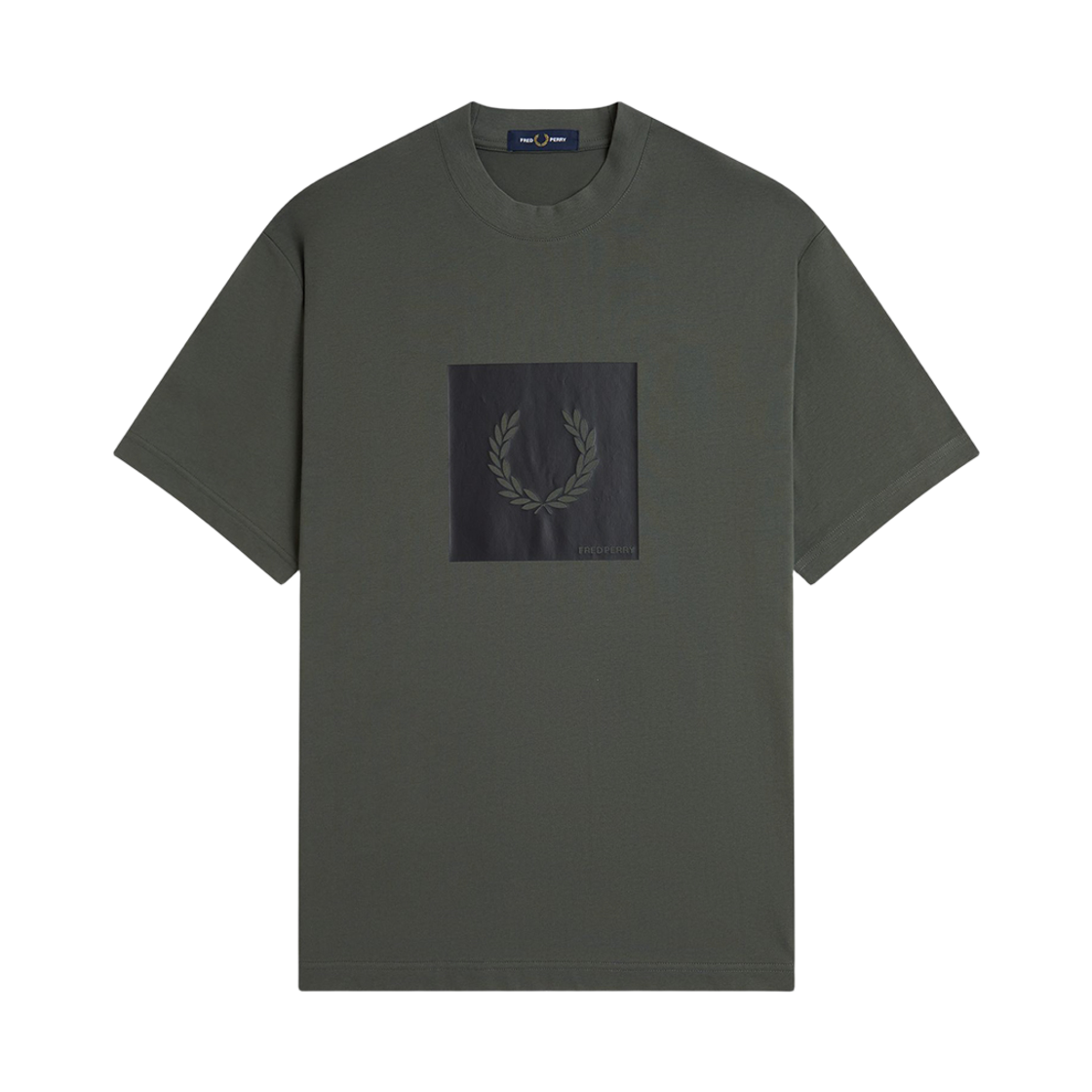 AFPM2612404-638 Fred Perry Box Graphic T-Shirt Field Green