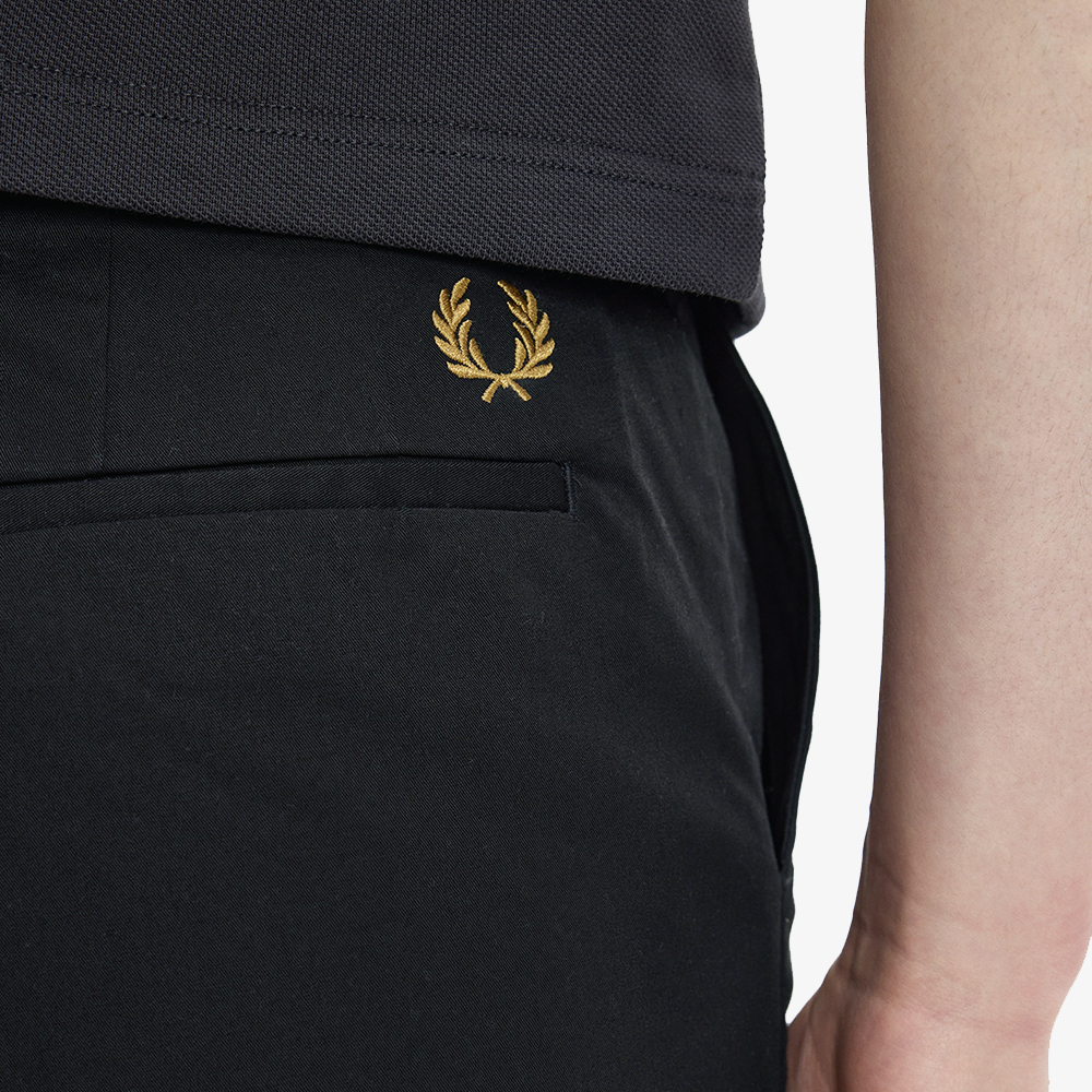 프레드페리 트윌 쇼츠 블랙(Fred Perry Twill Shorts Black) - 4