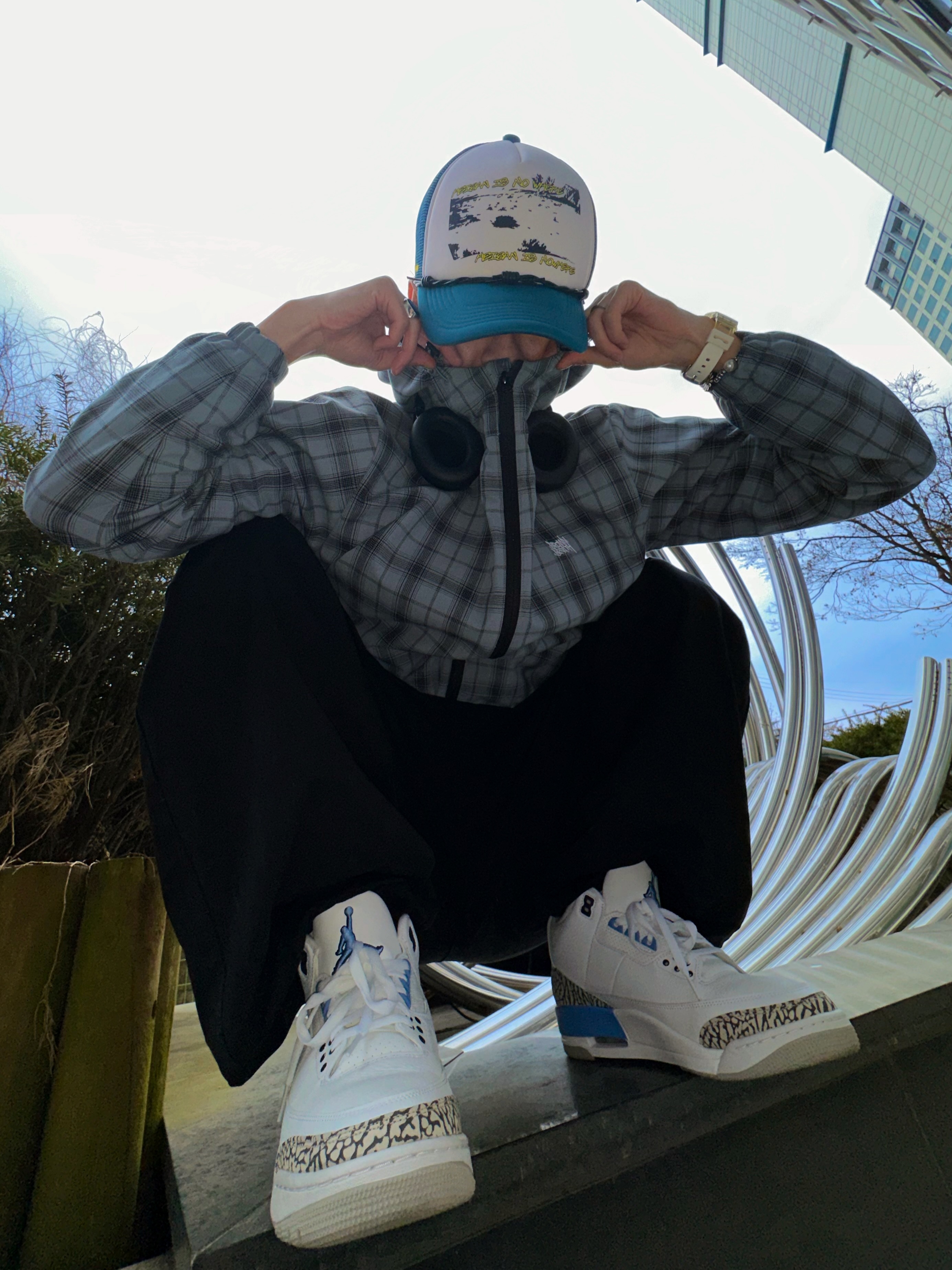 Bose QC Ultra Headphones 2nd Gen Triple Black (Korean Ver.), Jordan 3 Retro UNC 2020 착용 스타일 - 1