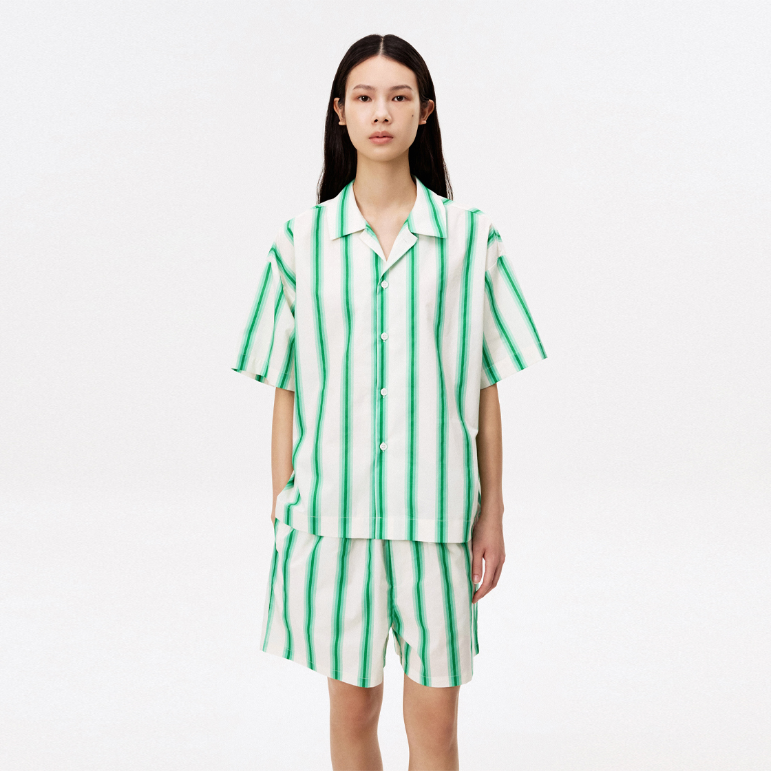 씨피티에스 콤피 스트라이프 파자마 라임 그린(CPTS COMFY STRIPE PAJAMAS LIME GREEN) - 2