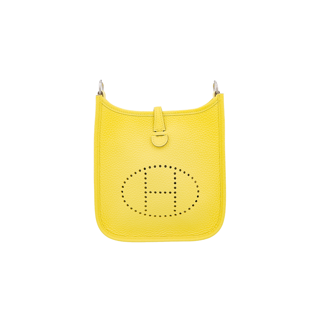 에르메스 미니에블린TPM 라임 은장(6HB0078)(Hermes Mini Evelyne TPM Lime Silver Hardware) - 1