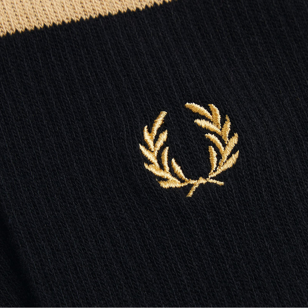프레드페리 팁드 스포츠 삭스 블랙 샴페인(Fred Perry Tipped Sports Sock Black Champagne) - 6