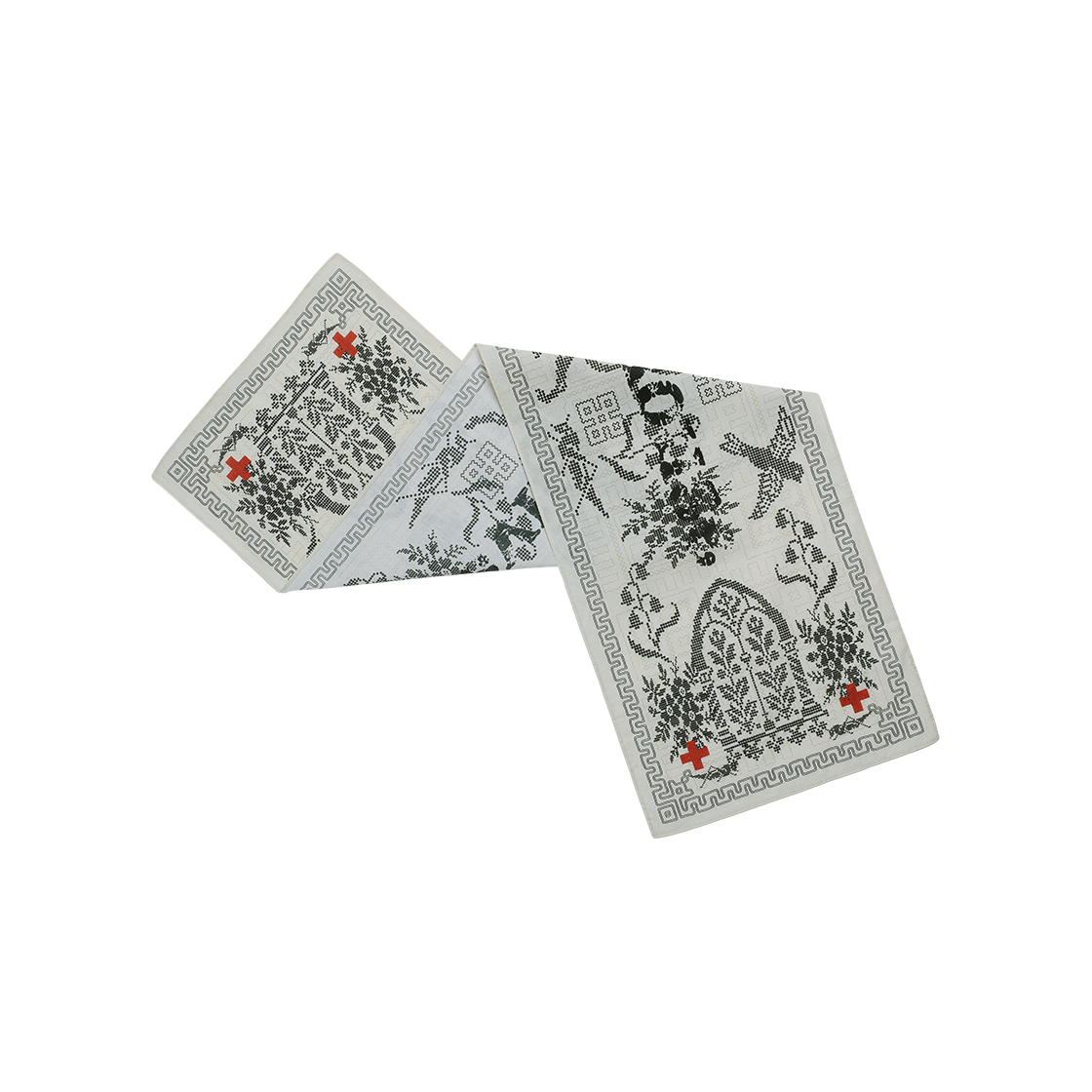 더바이닐하우스 반다나 헤어 스카프 크림(Thevinylhouse Bandana Hair Scarf Cream) - 3