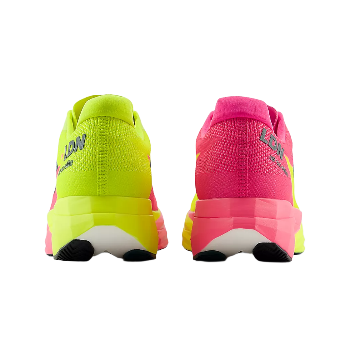 뉴발란스 TCS 런던 마라톤 에디션 퓨어셀 SC 엘리트 v5 알칼리 그린 핑크 히트 - D 스탠다드(New Balance TCS London Marathon Edition Fuelcell SC Elite v5 Alkaline Green Pink Heat - D Standard) - 3
