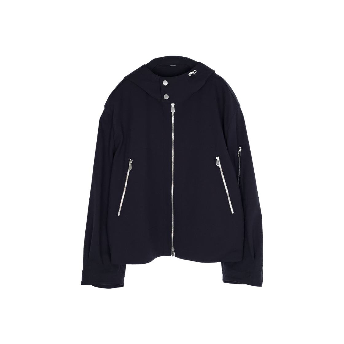 에르메스 26SS 남성 지퍼 후드 자켓 54 마린(6HA0253)(Hermes Men's Zip-Up Hoodie Jacket 26SS 54 Marine (6HA0253)) - 1