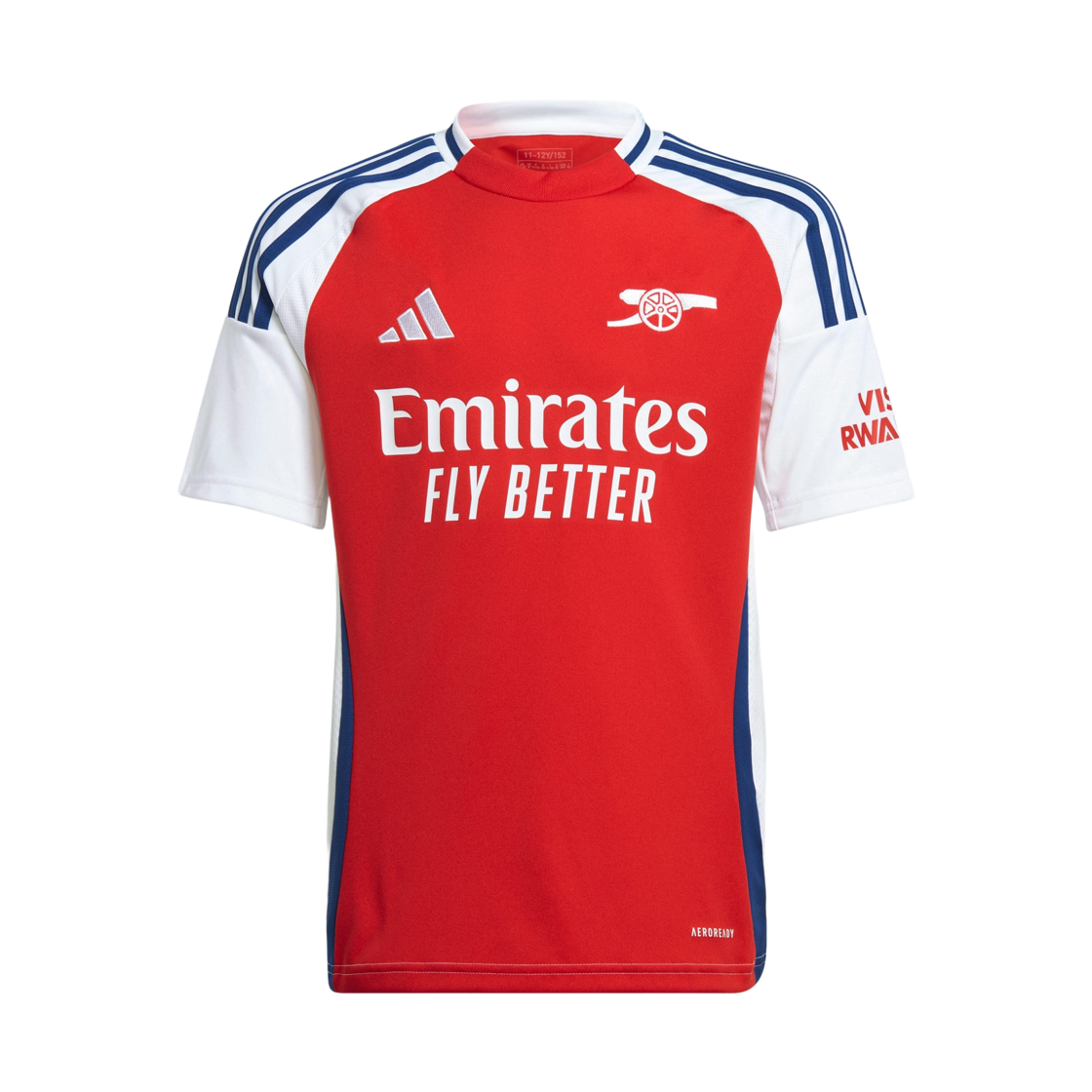 IS8141 (Kids) Adidas Arsenal 24/25 Home Jersey Better Scarlet White - KR Sizing (Non Marking Ver.)