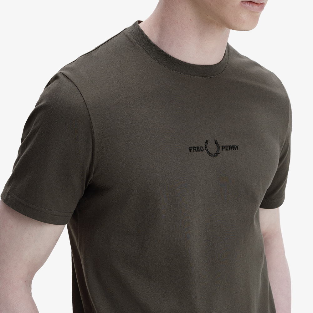 프레드페리 엠브로이더드 티셔츠 필드그린(Fred Perry Embroidered T-Shirt Field Green) - 3