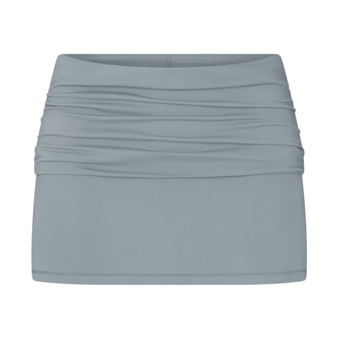 (W) 나이키스킴스 에어리 폴드 오버 웨이스트밴드 스코트 NSKM 워시드 퍼시픽((W) NikeSKIMS Airy Fold-Over Waistband Skort NSKM Washed Pacific)