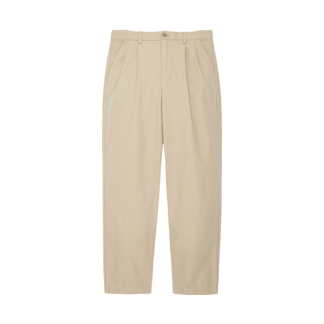 카브엠트 코튼 캐주얼 투턱 팬츠 베이지 - 26SS(Cav Empt Cotton Casual Two Tuck Pants Beige - 26SS)