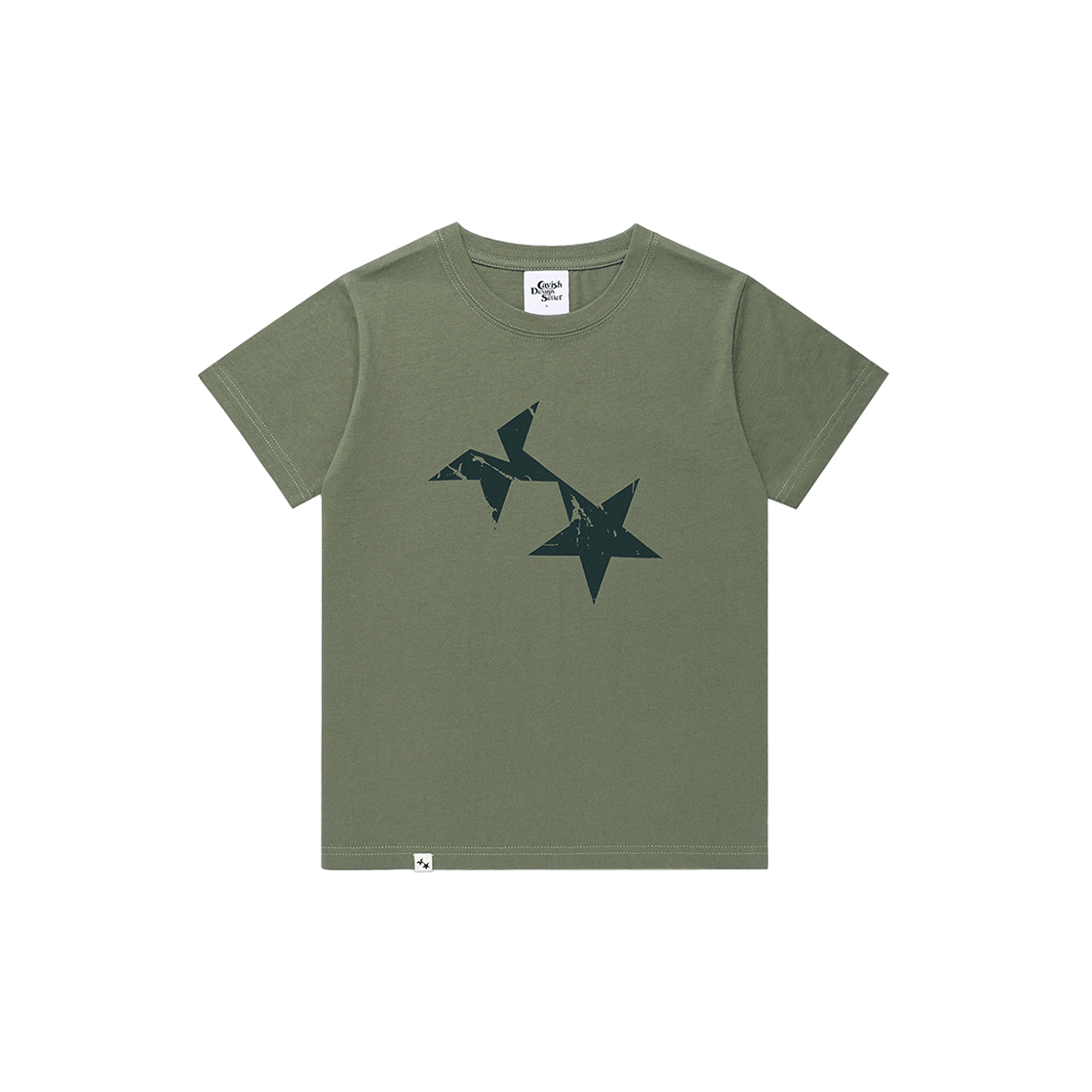 카비시 W 트윈 스타 숏슬리브 티셔츠 카키(CAVISH W Twin Star SS Tee Khaki)