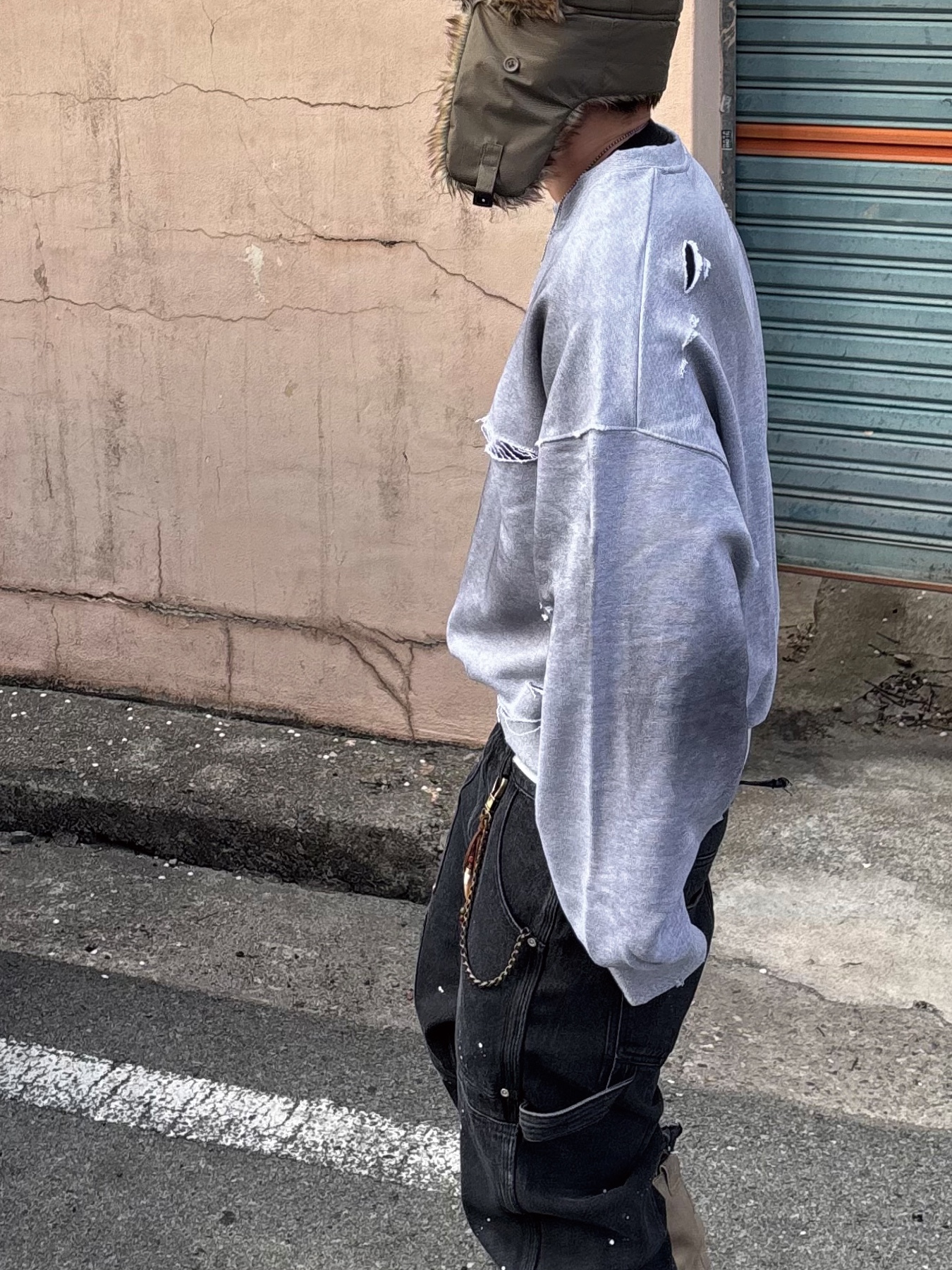 Wapworks Work Double Knee Carpenter Pants 착용 스타일 - 6