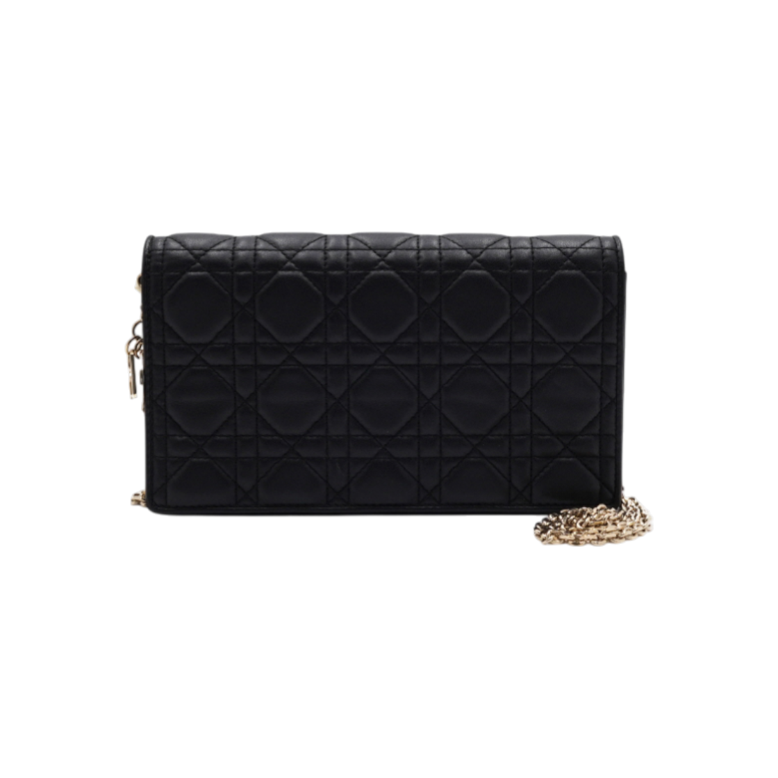 디올 S0204ONMJ 까나쥬 램스킨 레이디디올 WOC 파우치 금장체인 숄더백 겸 크로스백aa61801(Dior S0204ONMJ Cannage Lambskin Lady Dior WOC Pouch with Gold Chain Shoulder and Crossbody Bag)