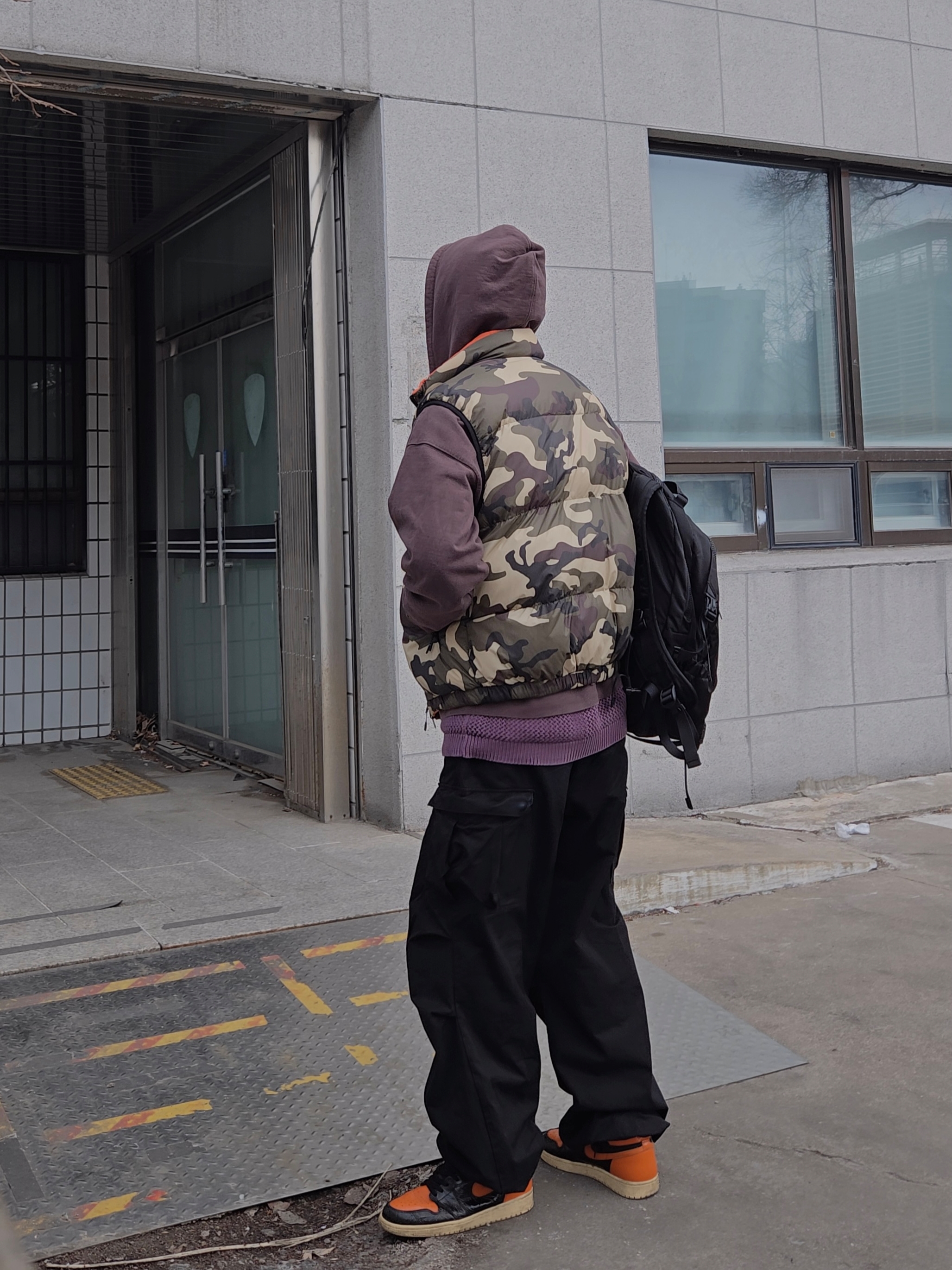 Jordan 1 Retro High Shattered Backboard 3.0, Supreme Open Knit Small Box Sweater Dusty Purple - 22SS 착용 스타일 - 2