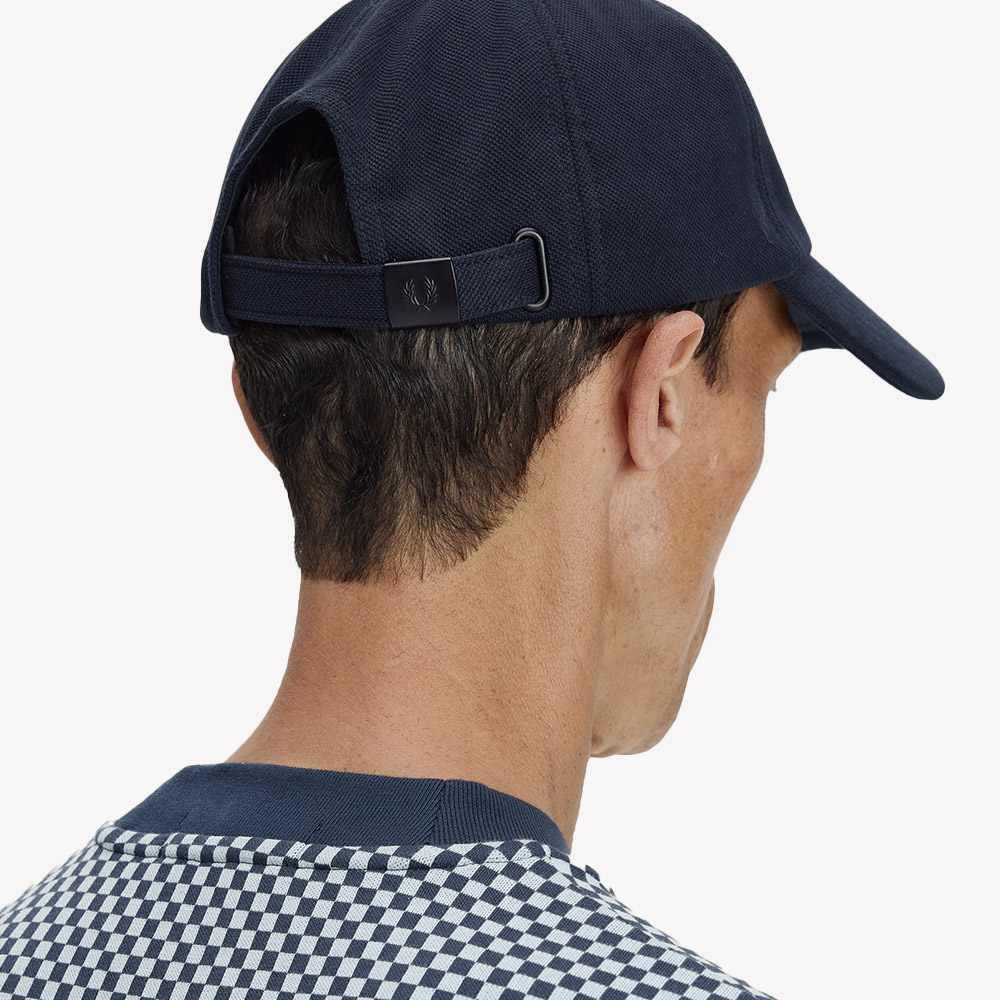 프레드페리 피케 클래식 캡 네이비 화이트(Fred Perry Pique Classic Cap Navy Snow White) - 4