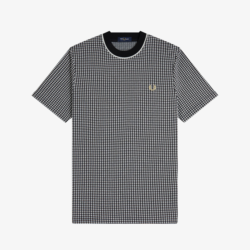 프레드페리 체커보드 티셔츠 블랙(Fred Perry Chequerboard T-Shirt Black) - 5