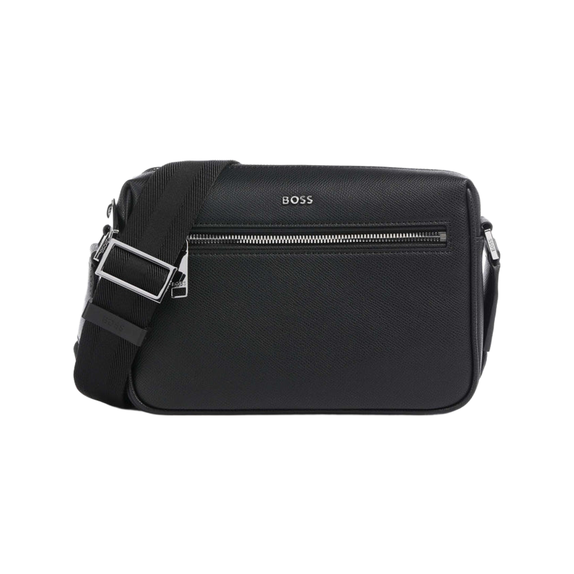 휴고 보스 로고 레터링 크로스바디백 블랙(Hugo Boss Logo Lettering Crossbody Bag Black) - 1