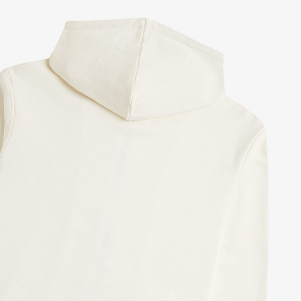 프레드페리 후드 집스루 스웻셔츠 에크루 옥스블러드 그래스루츠(Fred Perry Hooded Zip-Through Sweatshirt Ecru Oxblood Grassroots) - 4