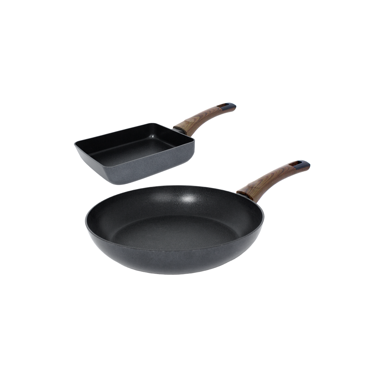 실바트 까리노 IH 인덕션 프라이팬 2종 세트 18사각+28팬(Silvat Carino IH Induction Frying Pan Set of 2 18 Square + 28 Pan)