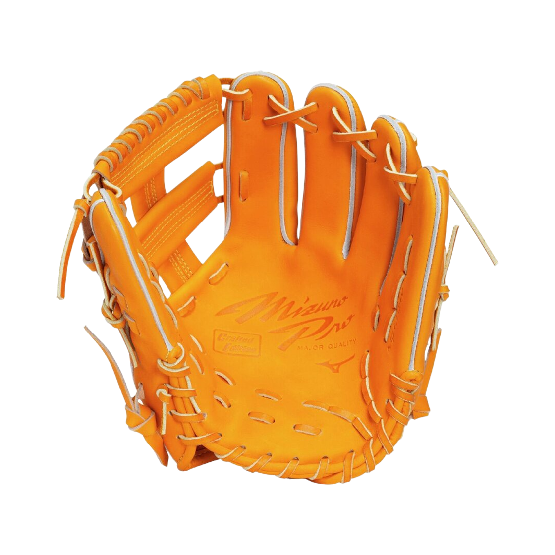 미즈노 프로 크래프티드 에디션 인필드 F-타입 글러브 5mm 라지 비터 오렌지(Mizuno Pro Crafted Edition Infield F-Type Glove 5mm Large Bitter Orange) - 2