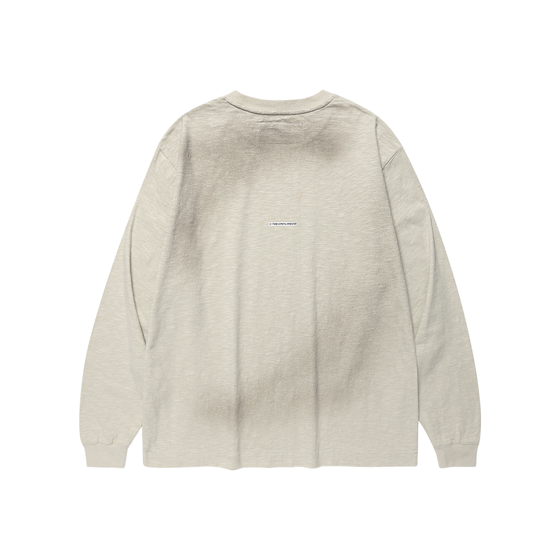 더바이닐하우스 핑거프린트 슬럽 롱슬리브 티 베이지(Thevinylhouse Fingerprint Slub Ls Tee Beige) - 2