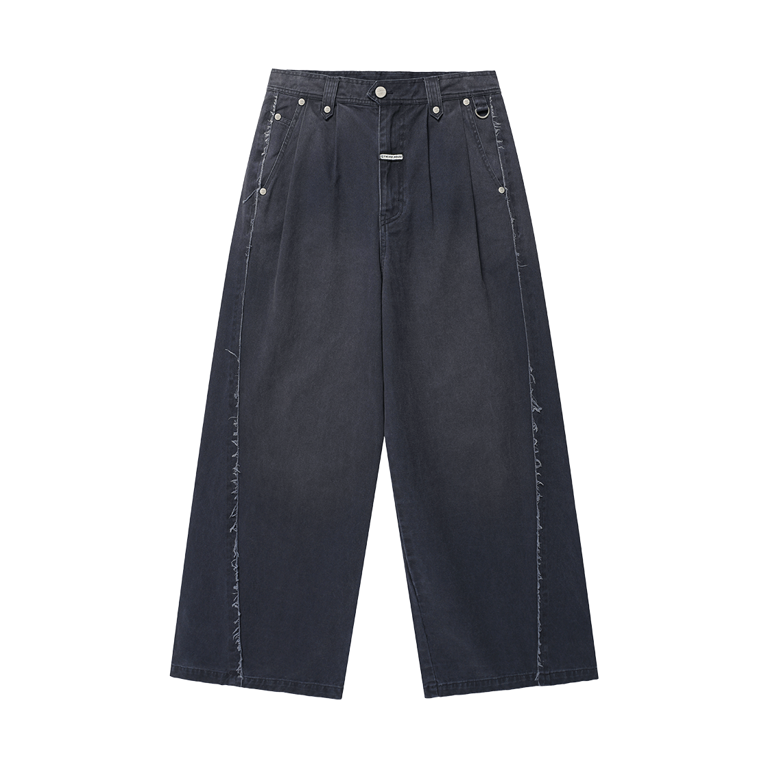 VH2GSUPA10ANV Thevinylhouse Sag Wide Belted Pants Navy