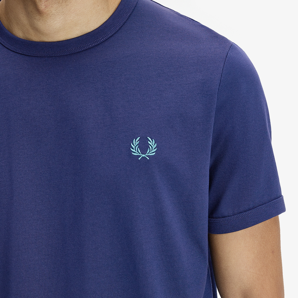 프레드페리 링어 티셔츠 테니스 블루(Fred Perry Ringer T-Shirt Tennis Blue) - 4
