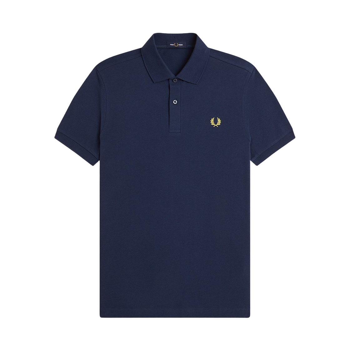 AFPM2616000-02B Fred Perry Plain Fred Perry Shirt Tennis Blue Lemon Barley