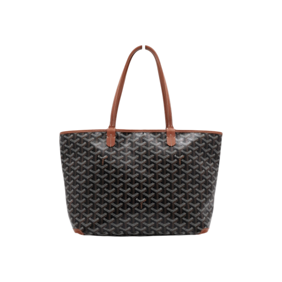 고야드 블랙 탄 캔버스 아르투아PM 쇼퍼 숄더백aa61791(Goyard Black Canvas Artois PM Shopper Shoulder Bag)