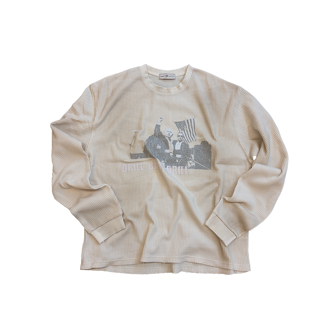 아오이로 드릴, 베이비, 드릴 오일 더티 빈티지 와플 롱 슬리브(Aoiro Drill, Baby, Drill Oil Dirty VTG Waffle Long Sleeve)