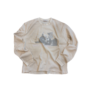 Aoiro Drill, Baby, Drill Oil Dirty VTG Waffle Long Sleeve