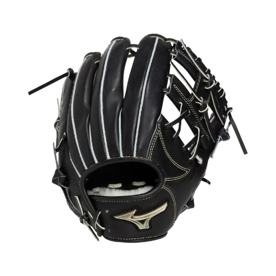 1AJGA3400309 (Kids) Mizuno Golden Age Global Elite Hardball GE Infielder's Glove GA9 Black