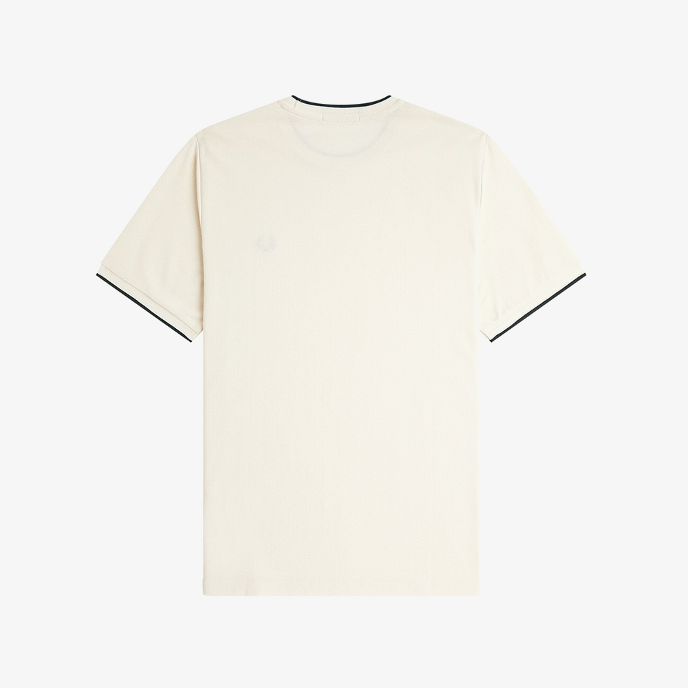 프레드페리 트림 디테일 크레이프 피케 티셔츠 에크루(Fred Perry Trim Detail Crepe Pique T-Shirt Ecru) - 6