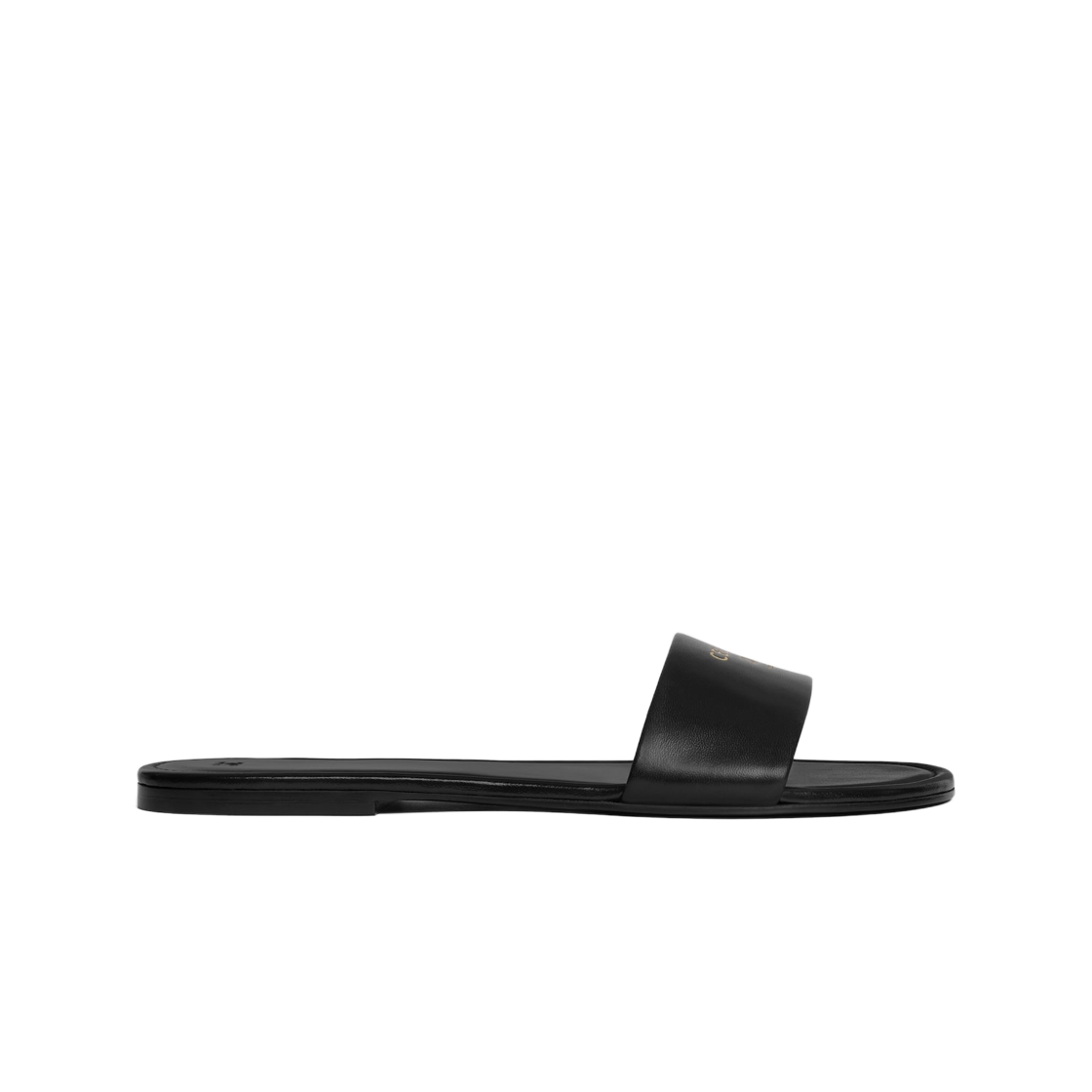 366635268C-38NO (W) Celine Coast Easy Mule in Lambskin Black