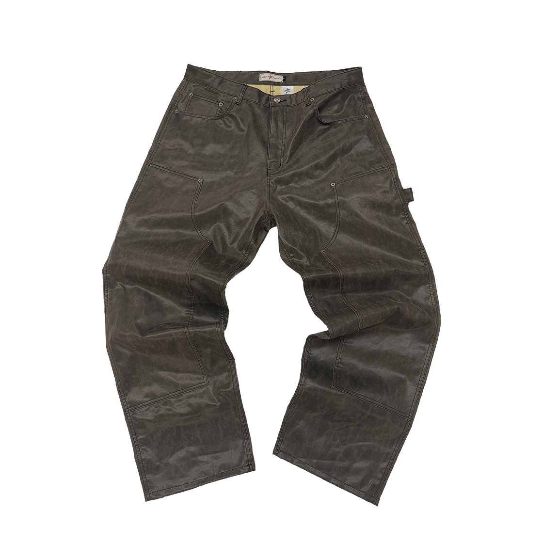 아오이로 쇼고 더블니 팬츠 매트 브라운(Aoiro Shogo(初号) Double Knee Pants Matte Brown)