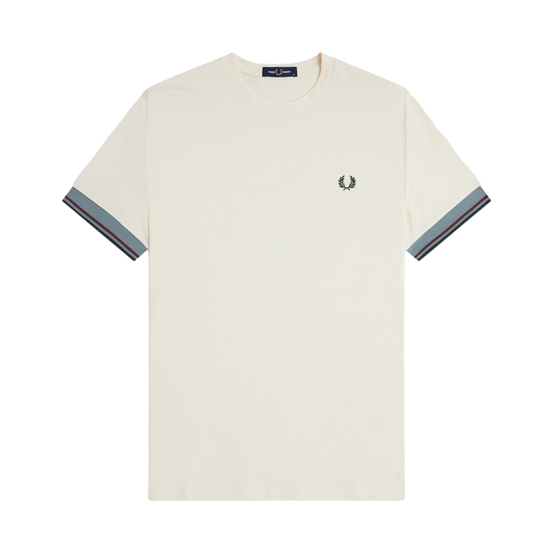 AFPM2612396-560 Fred Perry Twin Tipped Cuff T-Shirt Ecru