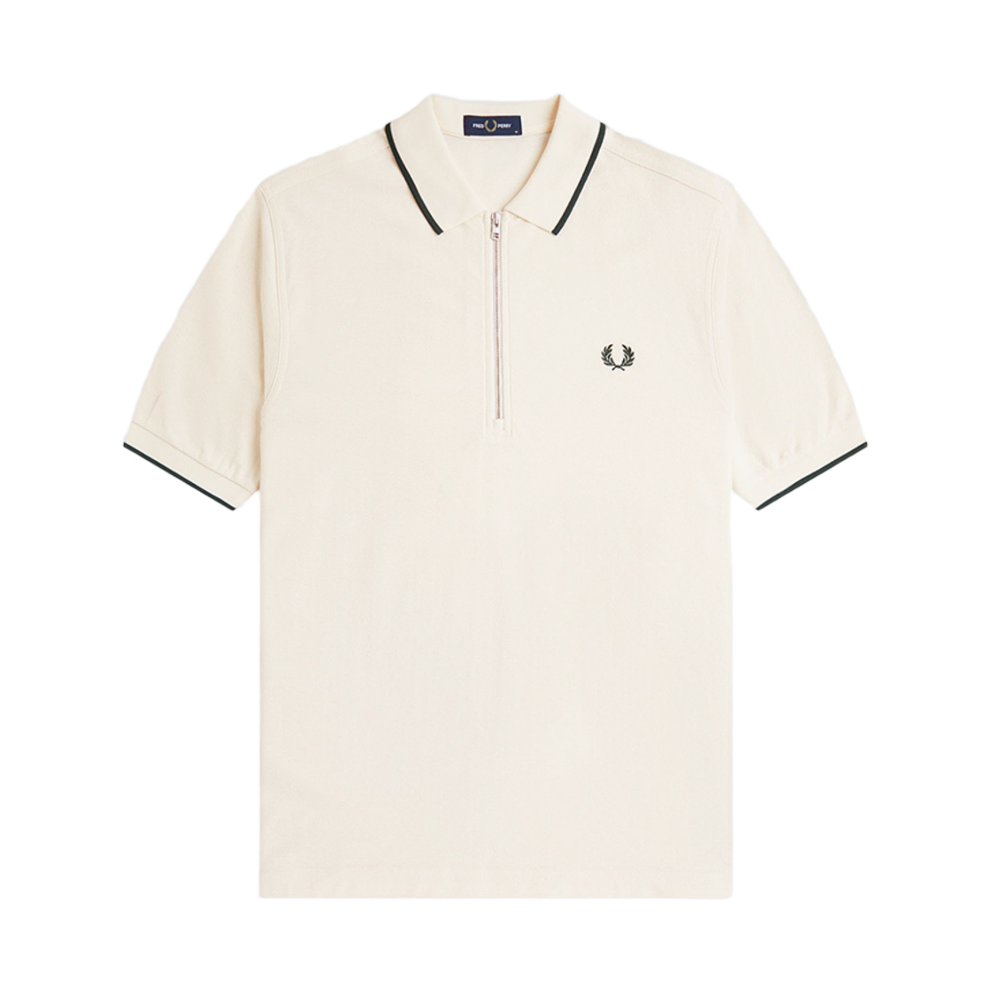 AFPM2612383-560 Fred Perry Crepe Pique Polo Shirt Ecru